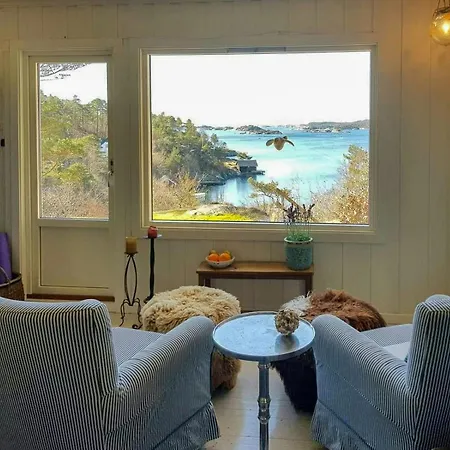 Ferienhaus Private With Panoramic Views In Lillesand Kvåse